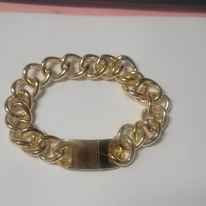 Chunky  Choker Gold Chain Bracelet